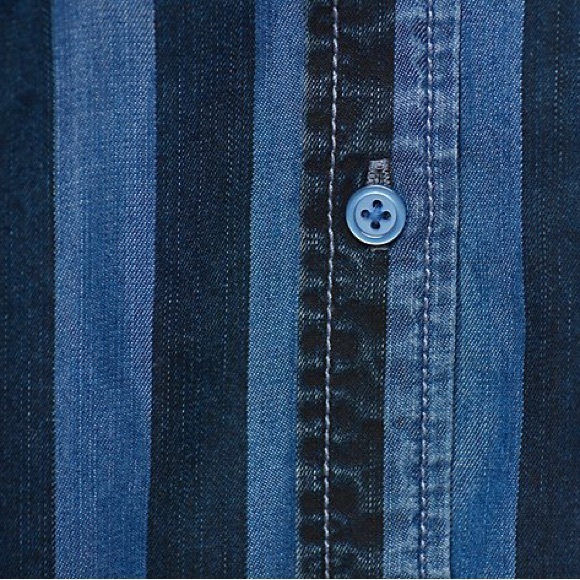 Laurie Felt TENCEL Button-Front Shirt A399785 - Picture 4 of 9